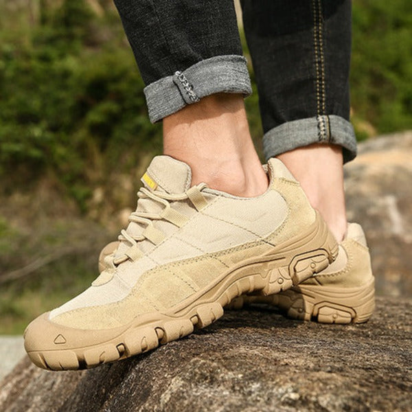 Men's retro lowcut desert boots Outdoors hiking boots work boots