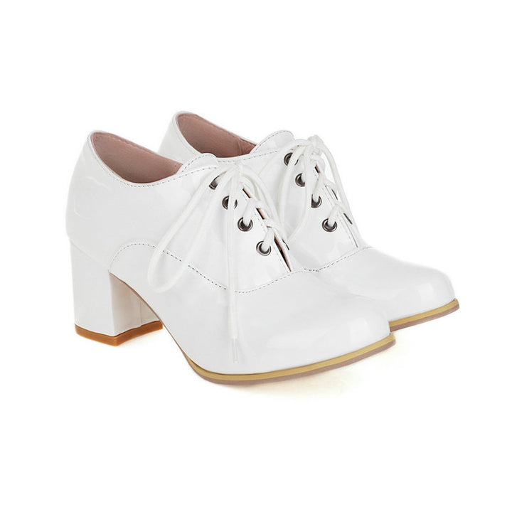 white Formal work shoes prom party dancing pumps