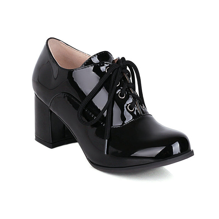 black Formal work shoes prom party dancing pumps