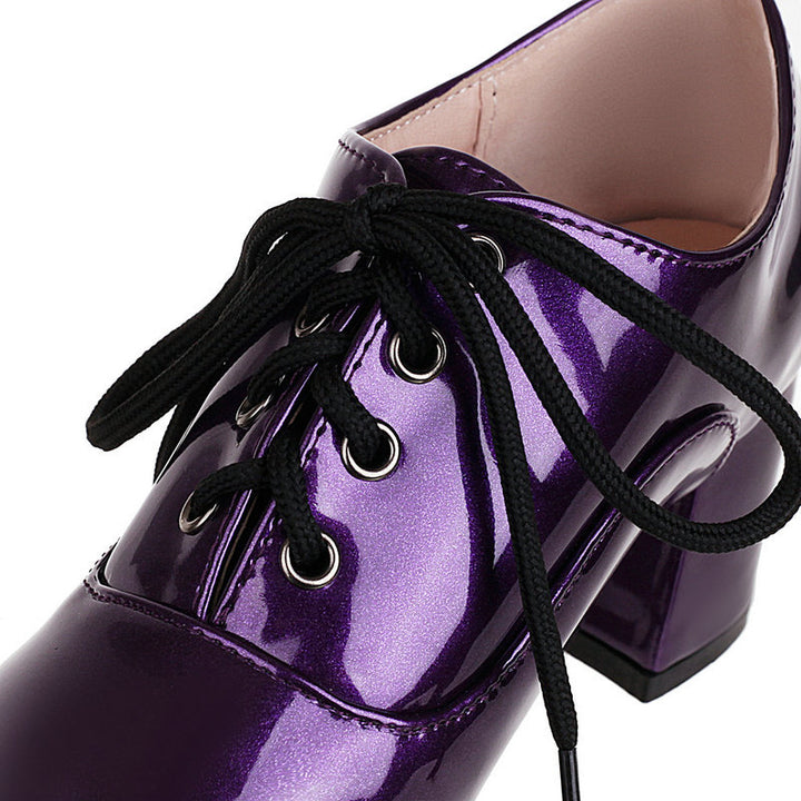 purple Formal work shoes prom party dancing pumps
