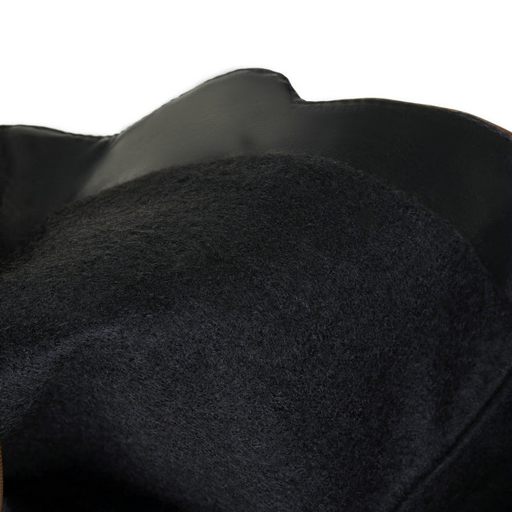 brown Low heels knee high dress boots for fall/winter