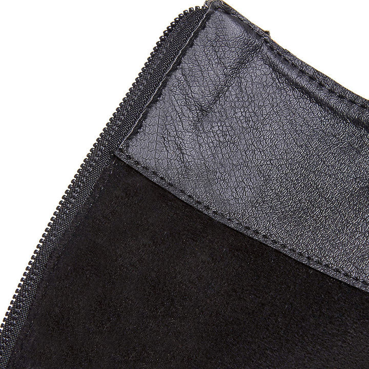 black Mary Janes Strappy Knee High Boots