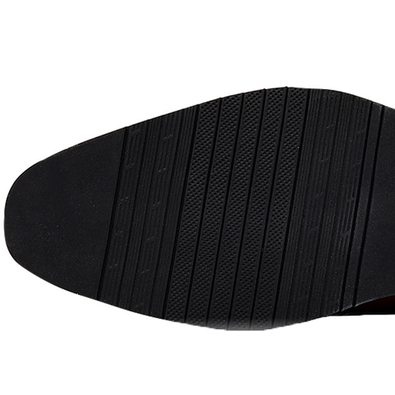 Men's crocodile-pattern faux leather slip-on loafers - Fashionshoeshouse