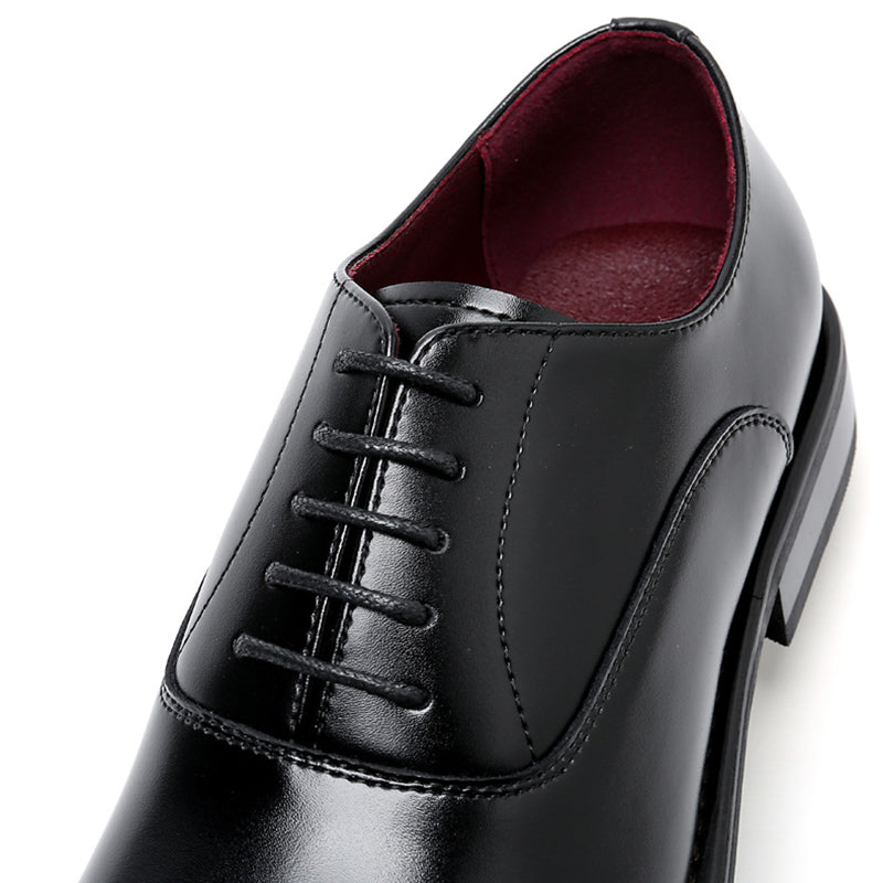 Men's leather lace-up oxford loafers