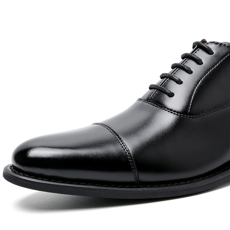 Men's leather lace-up oxford loafers