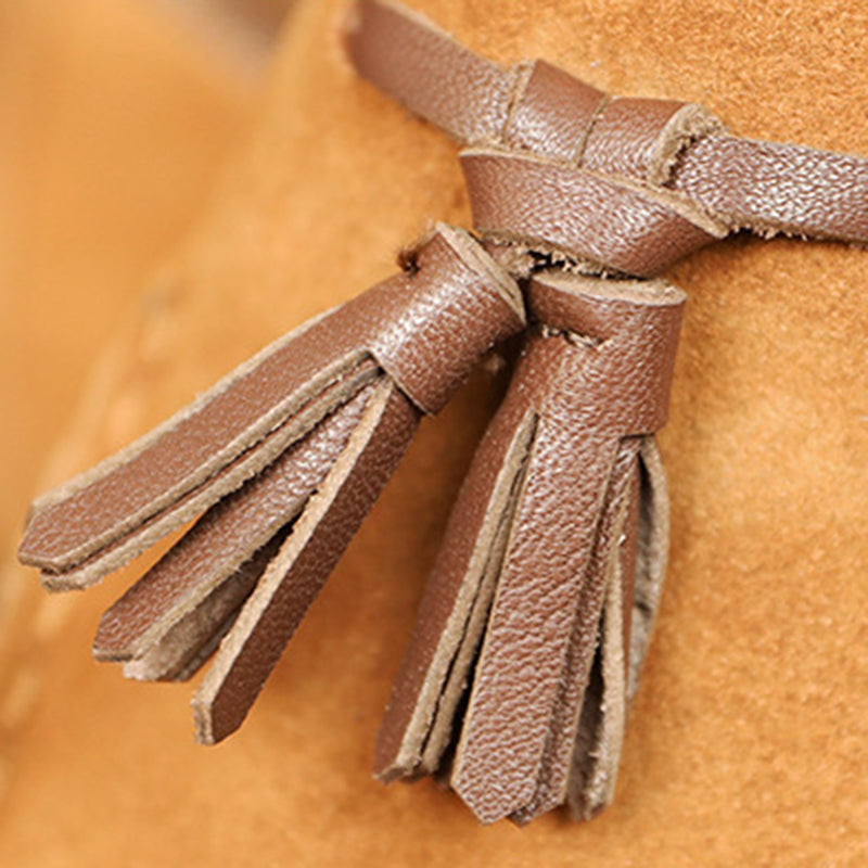 camel men's summer slip-on tassels loafers