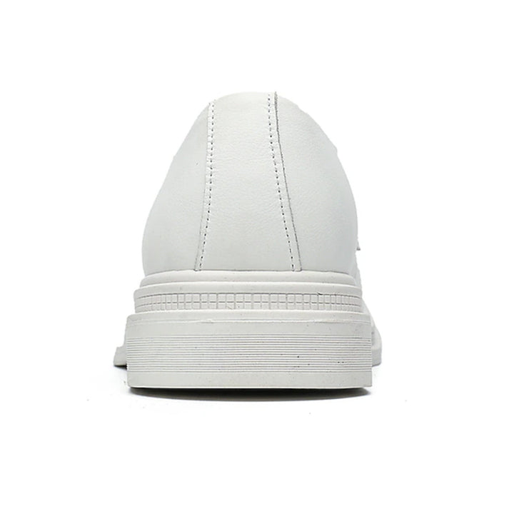 white Men's white wingtip brogue oxford shoes