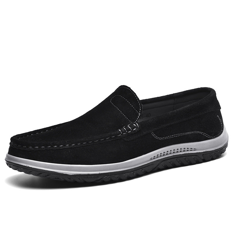 Men comfort driving casual loafers flat slip on loafers