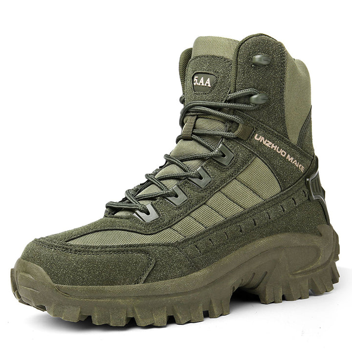 Mens hiking boots desert non slip lace up tactical boots