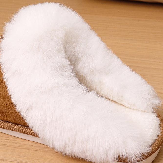 Women’s Plush-Cuff Moccasin Slippers