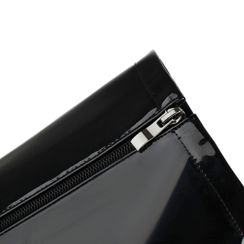 black Retro chunky heels go go boots with side zipper