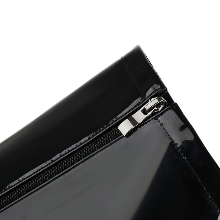 black Retro chunky heels go go boots with side zipper