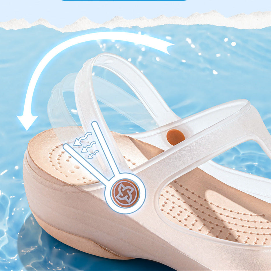 Summer beach hollow water shoes non slip