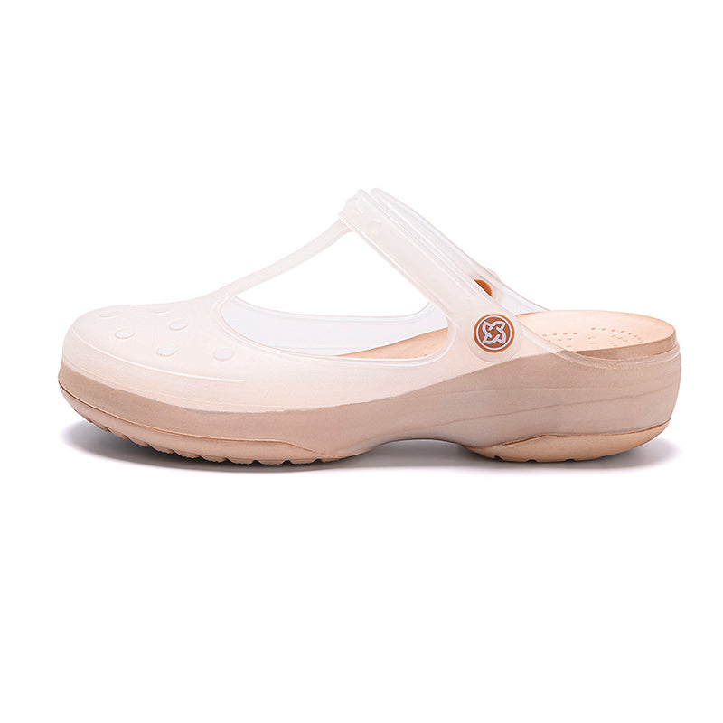 beige Summer beach hollow water shoes non slip