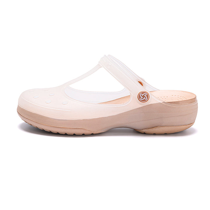 beige Summer beach hollow water shoes non slip