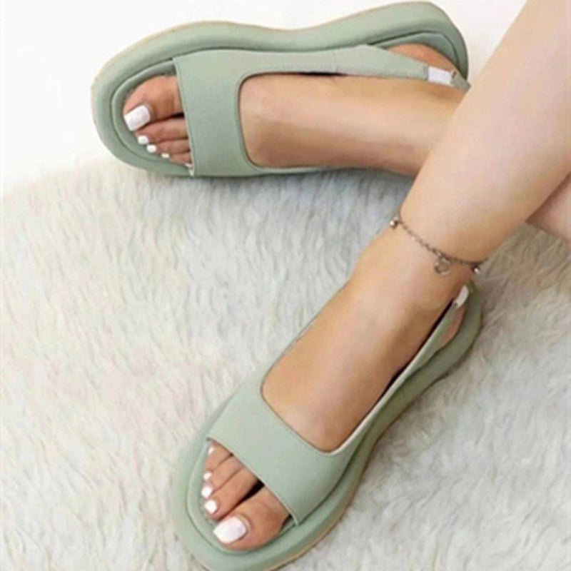 Summer slip on flat sandals comfortable walking sandals