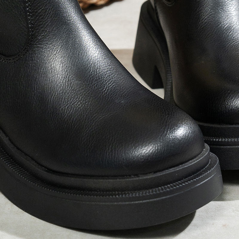 Women's Chunky Platform Knee-High Boots