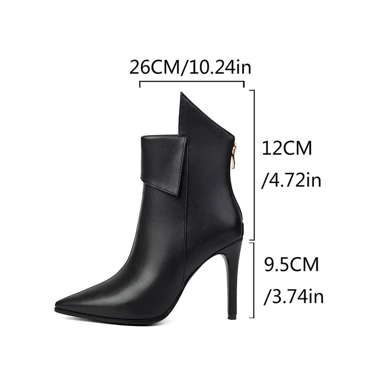 Women's Sculpted-Cuff Stiletto Ankle Boots