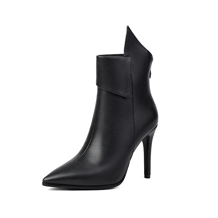 Women's Sculpted-Cuff Stiletto Ankle Boots
