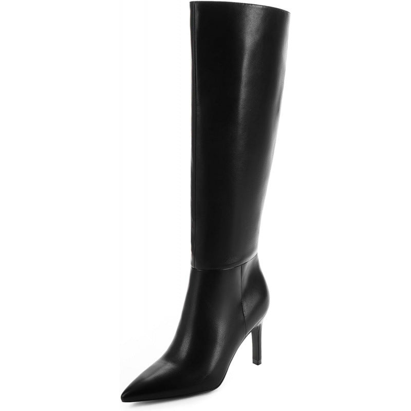 Women's Pointed-Toe Stiletto Knee-High Boots