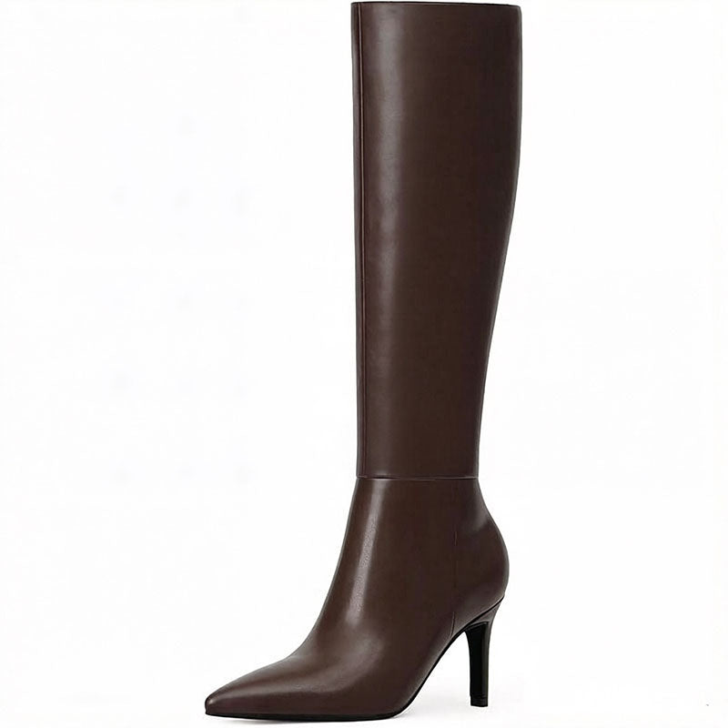 Women's Pointed-Toe Stiletto Knee-High Boots