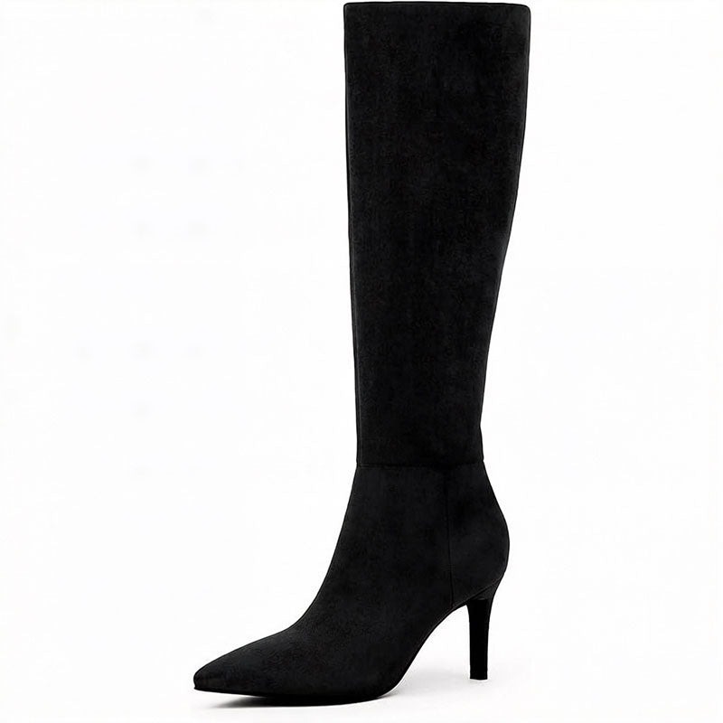 Women's Pointed-Toe Stiletto Knee-High Boots