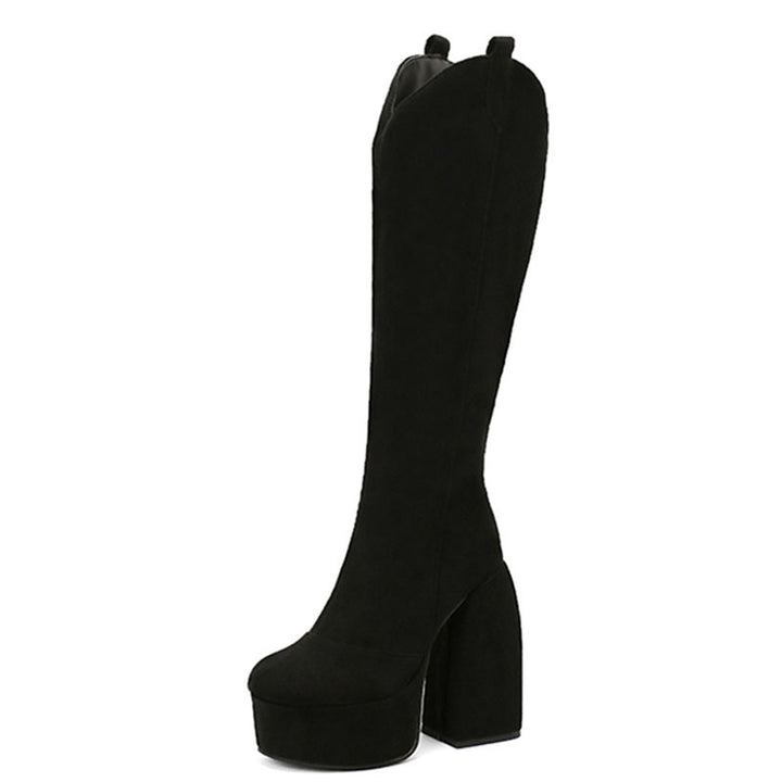Women's Chunky Platform Knee-High Boots