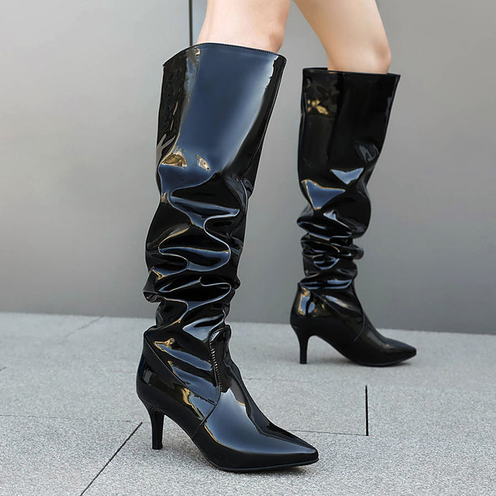 Women’s Slouchy Stiletto Knee-High Boots