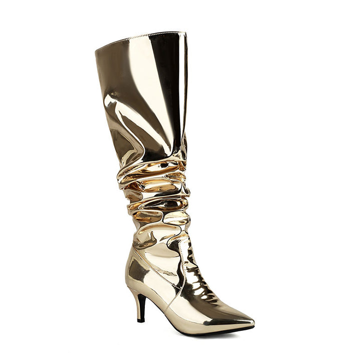 Women’s Slouchy Stiletto Knee-High Boots