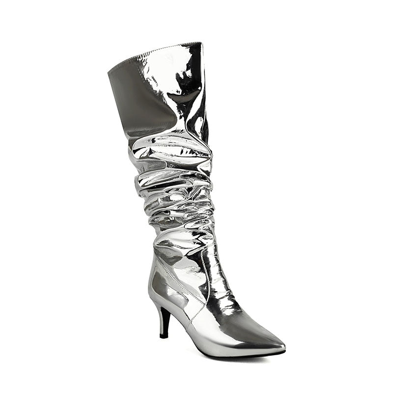Women’s Slouchy Stiletto Knee-High Boots
