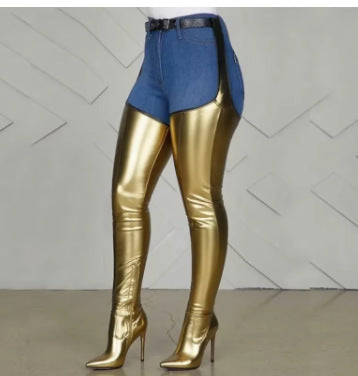 Women’s Waist-Belt Thigh-High Boots