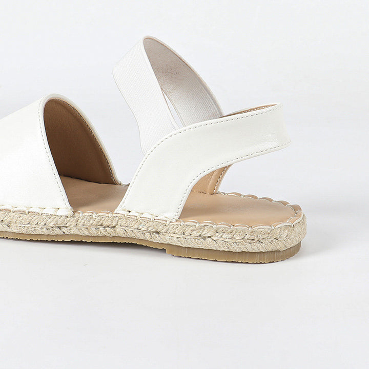 Women's closed toe ankle strap espadrille sandals