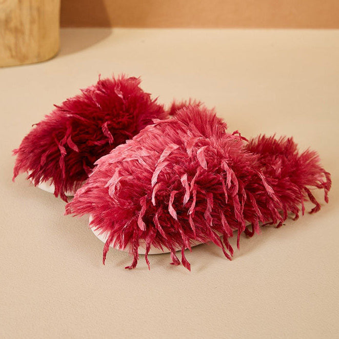 Women’s Shaggy Faux Fur Mule Slippers