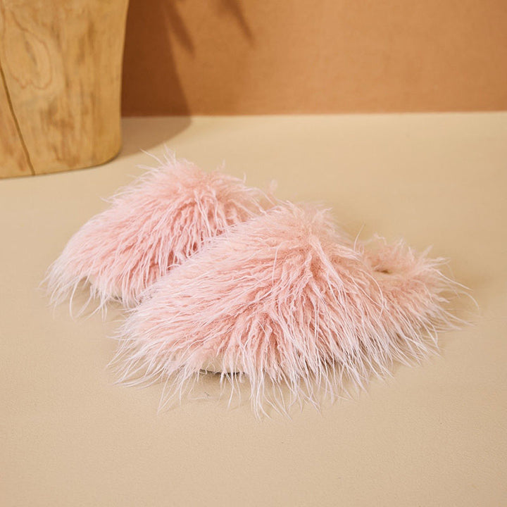 Women’s Shaggy Faux Fur Mule Slippers