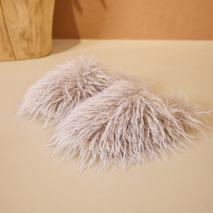Women’s Shaggy Faux Fur Mule Slippers
