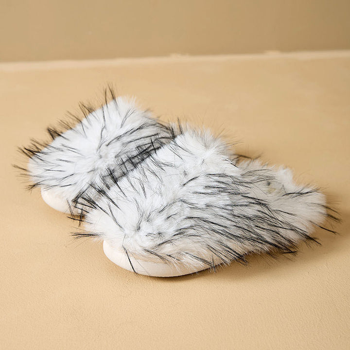Women’s Shaggy Faux Fur Mule Slippers