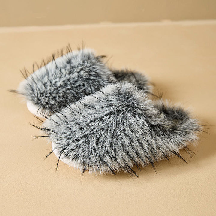 Women’s Shaggy Faux Fur Mule Slippers