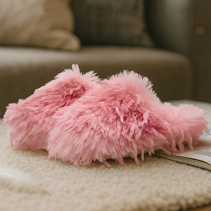 Women’s Shaggy Faux Fur Mule Slippers
