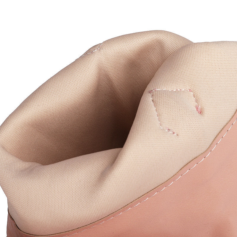 pink Women's embroidery metallic cowboy boots