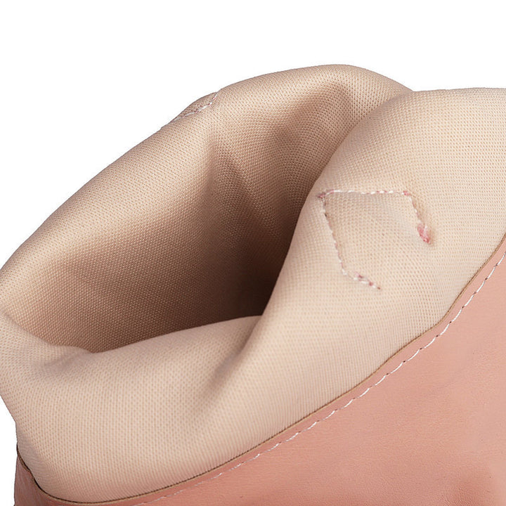 pink Women's embroidery metallic cowboy boots