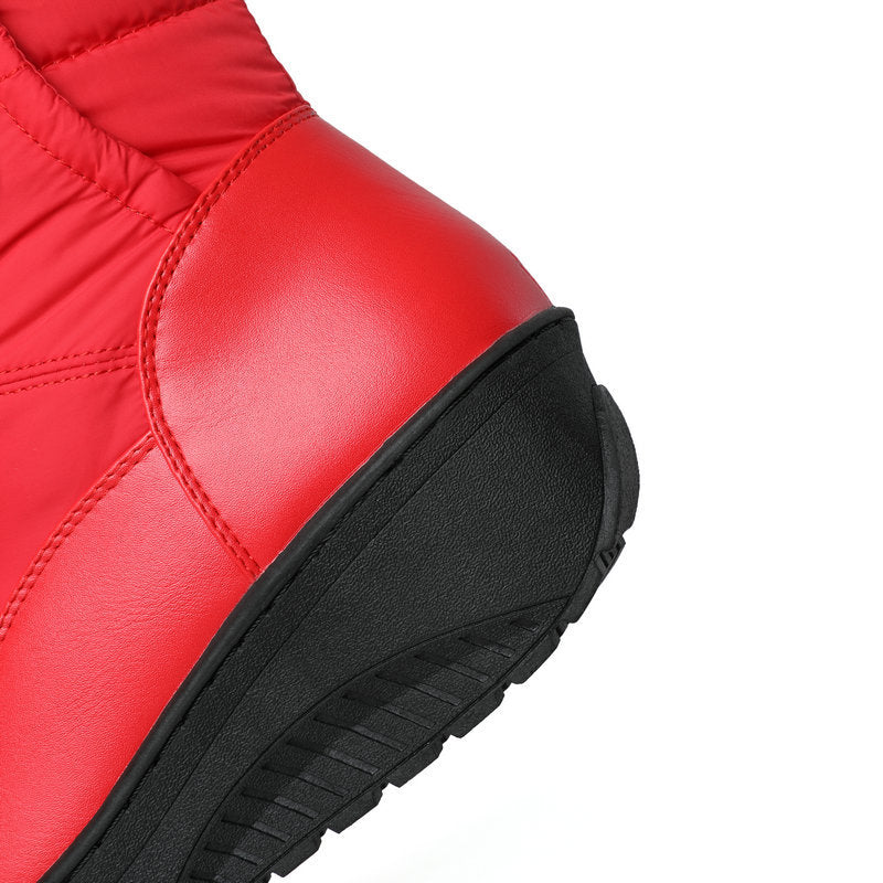 Women's waterproof down cloth anti-skid snow boots outdoors