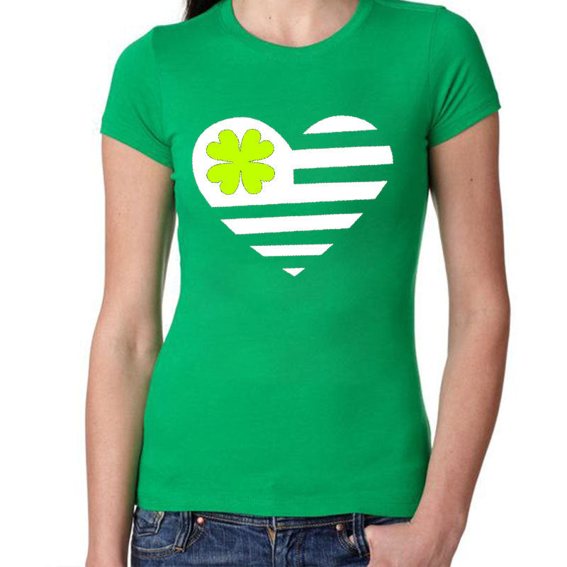 Green Clover Printed Summer Shirts & Tops - fashionshoeshouse