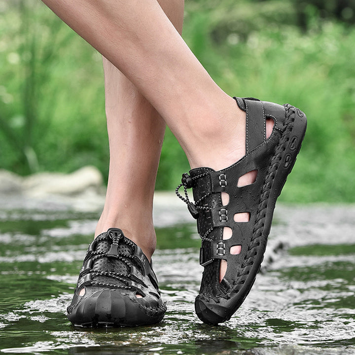 Mens Casual Summer Shoes Water Hiking Sandals - fashionshoeshouse