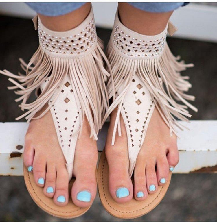 Flip Flops Summer Ladies Shoes Women Flat Sandals - fashionshoeshouse