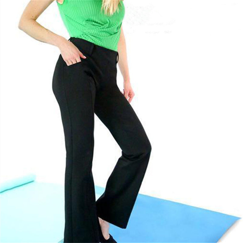 Women's dress pants slacks high waisted slim fit bootcut yoga pants