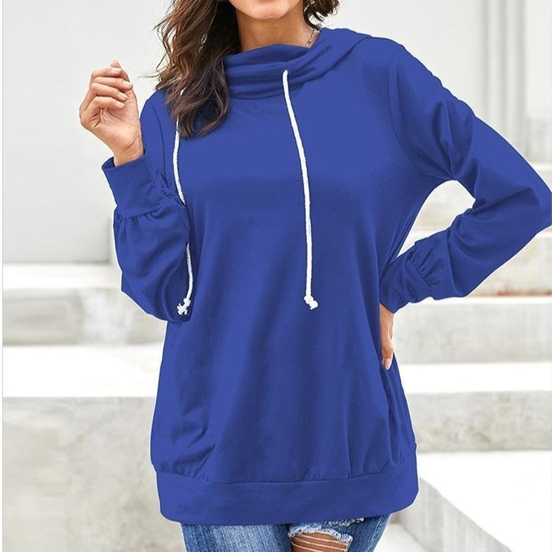 Plus Size Pullover Long Sleeve Sweatshirt Hoodies For Women - fashionshoeshouse