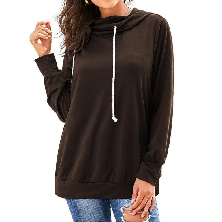 Plus Size Pullover Long Sleeve Sweatshirt Hoodies For Women - fashionshoeshouse