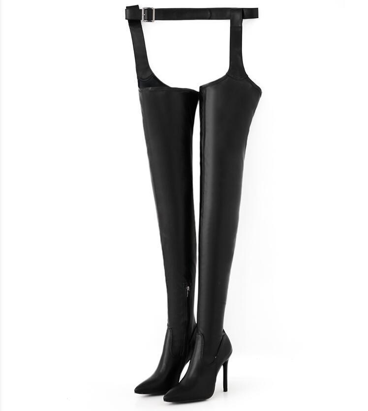 Women's sexy stiletto thigh high boots