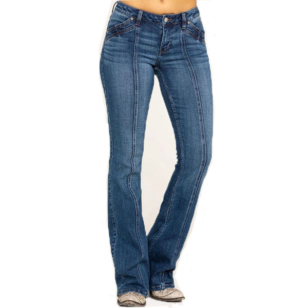 Women's skinny bootcut jeans | Slim fit flare jeans