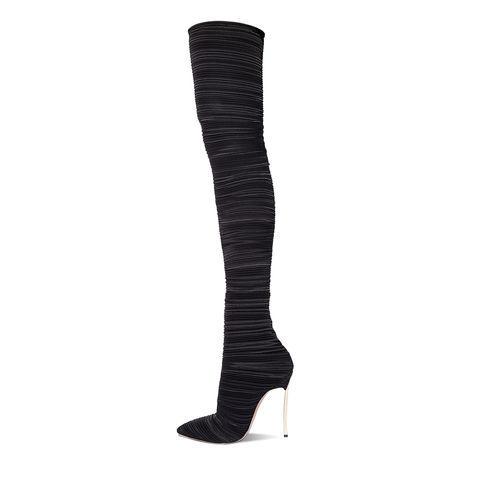 Women's stiletto high heels elastic over the knee boots